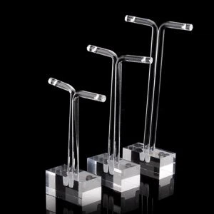 Kwalità Għolja tabletop akriliċi Earring dehbijiet Display Stand