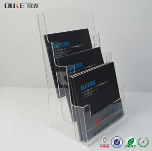 Magħmula bl-idejn akriliċi Magazine Blata dekorattivi Magazine Rack