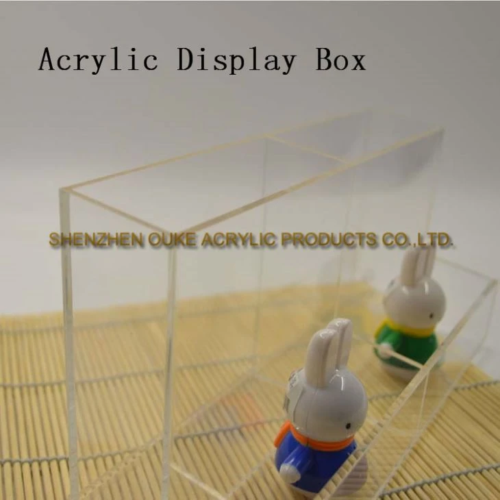 Made In China Small Clare Perspex Boxes Transparent Acrylic Box Makeup Acrylic Box
