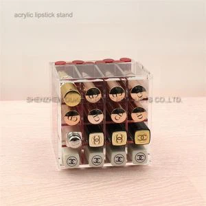 Ġbir ta ' detentur Makeup personalizzati tal-plastik tal-kontenituri tal-ħażna Acrylic Makeup Lipstick