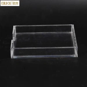 Neħħi l-rettangolu durabbli riċiklat Acrylic trej