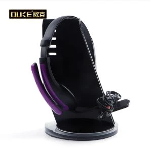 Stand wirja tal-lussu tal-headphones Acrylic tad-Desktop
